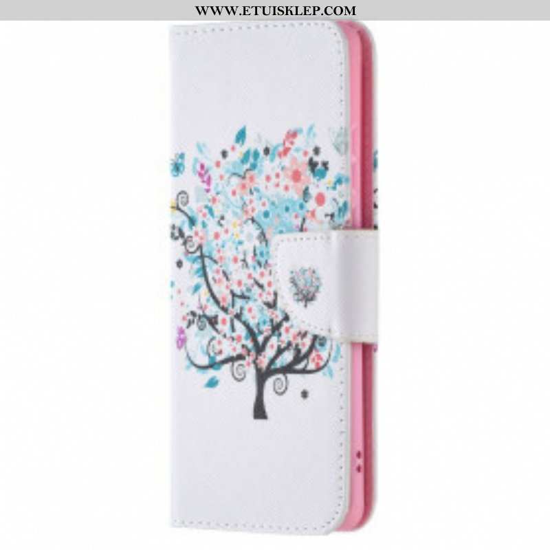 Etui Folio do Huawei P50 Pro Kwitnące Drzewo